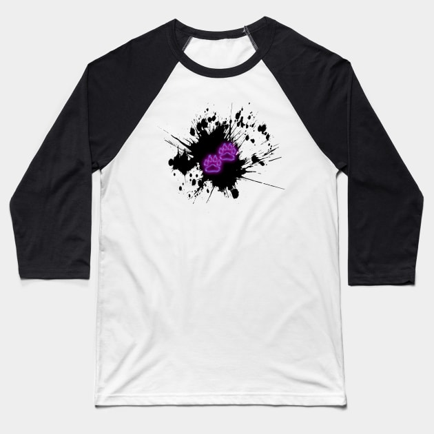 Furry Explosion Baseball T-Shirt by DNASCC